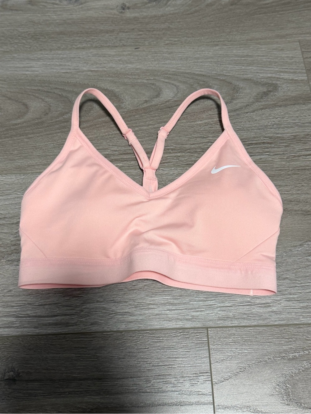 Nike Pink Strappy Light-Support Sports Bra